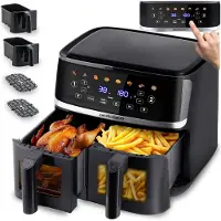 Berdsen BD-657 Serie - Heteluchtfriteuse - 10,2L - 1700W - Zwart