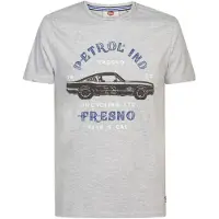 Petrol Industries Shirt enziaan / grijs / zwart / wit