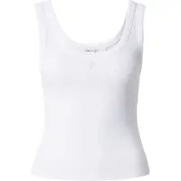GUESS Dames Tanktop met witte logo (M), Casual, Katoen, Mouwloos / spaghettibandjes W6YP51K4539