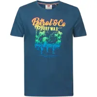 Petrol Industries Shirt blauw / geel / groen / oranje