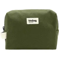 HINDBAG toilettas Leon groen - biologisch katoen - GOTS - Groen