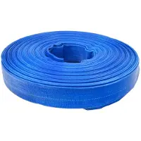 Garronda PVC platte slang 1 inch 30 m - drukslang 2 bar - PVC layflat-slang voor irrigatie & drainage - blauw