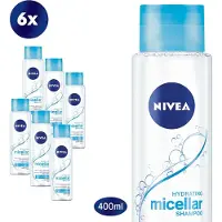 Nivea Hydrating Micellar Shampoo - 6 x 400 ml - Voordeelverpakking