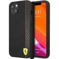 Ferrari Fesaxhcp13sbk Iphone 13 Mini 5.4 On Track Carbon Stripe Telefoonhoesje