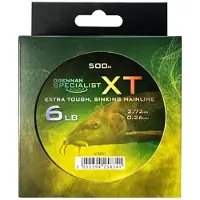Drennan Specialist XT Sinking Mainline – Slijtvaste Zinkende Hoofdlijn voor Grote Vis - Maat : 8lb