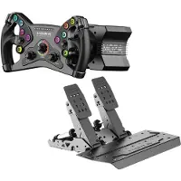 Moza R9 V3 Wheel Base + KS Steering Wheel + SR-P2 Pedals - 9 Nm Direct Drive Sim Racing Bundle - PC