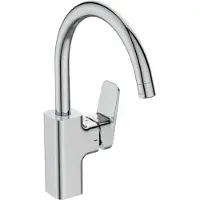 Ideal standard IS Keukenmengkraan Ceraplan, uitloper 200 mm, met buisuitloop, chroom