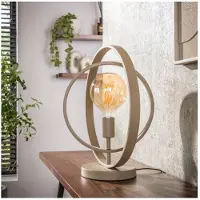 Meubelplaats Tafellamp 1L Turn around - Beige