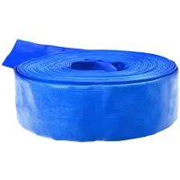 Garronda PVC platte slang 2 inch 20 m - drukslang 2 bar - PVC layflat-slang voor irrigatie & drainage - blauw