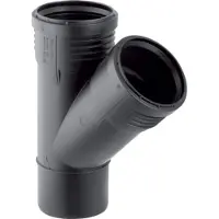 Geberit Vertriebs GmbH Geberit Silent-PP Abzweig 45Grad, mit Muffen DN100/90