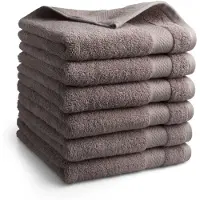 DoubleDry Hotel handdoeken 50 x 100 cm – set van 6 – 100% katoen 500 g/m2 –