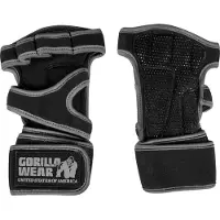 Gorilla wear Yuma Krachtsport Handschoenen - Zwart/Grijs - 3XL