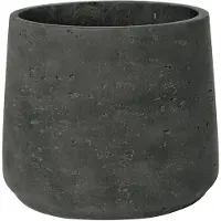 Pottery Pots Bloempot Patt Black washed-Grijs-Zwart D 34 cm H 28.5 cm