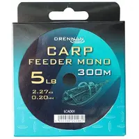 Drennan Carp Feeder Mono 300m – Snelzinkende Monofilament Lijn voor Feeder- en Bodemvisserij - Maat : 8lb - 0.26mm
