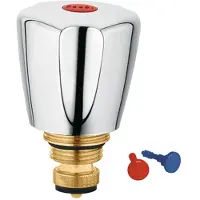 Kludi -Ersatzteil Bovenstuk met Terraluxgreep KST G 1/2, Koud/Warm chroom, 111030515