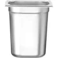 Hendi Gastronorm container – versterkte hoeken – 2,4L – roestvrij staal – 150mm hoog