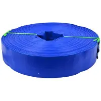 Garronda PVC platte slang 2 inch 50 m - drukslang 2 bar - PVC layflat-slang voor irrigatie & drainage - blauw