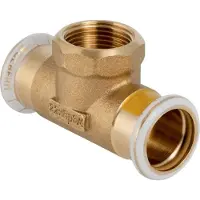 Geberit Mapress T stuk verlopend koper gas 28 3/4 bi 28mm 34739