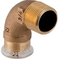 Geberit mapr koper knie bu 54 x 2"