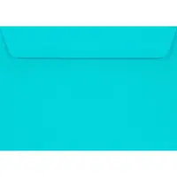 Netuno Gladde blauwe enveloppen A6 - 114 x 162 mm - 25 stuks - HK zelfklevend met plakstrip - 90 gram - Burano -