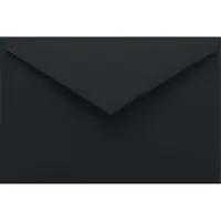 Netuno Gladde zwarte enveloppen 12 - 135 x 205 mm - 25 stuks - NK natgelijmde - 120 gram - Malmero -