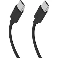 SBS Câble tressé USB C vers USB C PD 60 W 1,5 m Noir