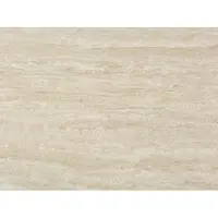 Vente-unique Eettafel voor 8 personen van keramiek en zwart metaal - Beige travertijneffect - ELVA van Maison Céphy