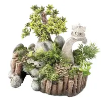 Aqua Della CHINESE TUIN ML aquariumdecoratie - polyesterhars - 20.5 x 17 x 18.5 cm