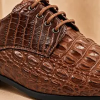 Lureaux Iron Scale Brown - - Nette Kleurrijke Schoenen Met - Of Zonder - Print - Heren