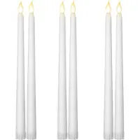 Typecat Lange kerst LED kaars vlamloos puntlicht op batterijen