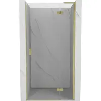 Mexen Mist-H L draaideur douchedeur rechts 95 , transparant, goud geborsteld - 8A5L-095-000-55-00-P