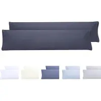 TIM. TIM Lange kussensloop - Hoes voor lichaams kussen - Kussensloop - Donkergrijs - 150 cm x 40 cm x 1 cm