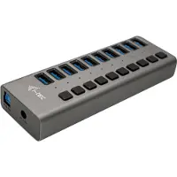 I-Tec USB 3.0 Charging HUB 10 Port U3CHARGEHUB10 USB-hub 10 poorten USB-A USB 3.0 5 GBit/s Grijs