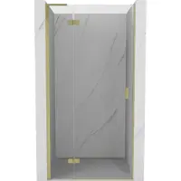 Mexen Mist-H L draaideur links 105 , transparant, goud geborsteld - 8A5L-105-000-55-00-L