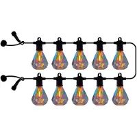 Sirius Home LED lichtketting Marcus, helder, uitbreidingsset. 10-lamps. Marcus, wit / opaal, Kunststof