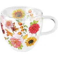 Ambiente Glas 200ml Autumn Blooming Transparant transparant Glas