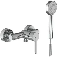 Laufen Lua - Douchekraan, chroom H3310810041311