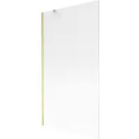 Mexen Next badwand 1-delig 100 x 150 , gestreept, goud geborsteld - 895-100-000-00-09-55