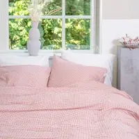 Town & Country Kussensloop Gingham Rosewood-60 x 70 cm (standaard)