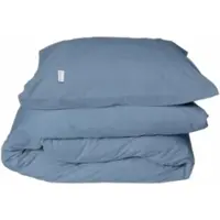 Town & Country Kussensloop Austin Washed Percale Oldblue-60 x 70 cm (standaard)