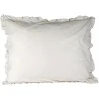 Town & Country Kussensloop Frilled Percale Offwhite-60 x 70 cm (standaard)
