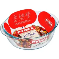 Pyrex Schaal Air Fryer Rond Transparant 26 cm