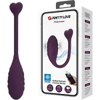 Pretty Love - Fisherman - Vibrerend Eitje - Met Nopjes - Met App Control - Paars
