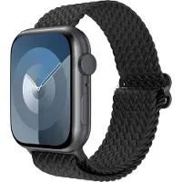 IMoshion Nylon geweven bandje voor de Apple Watch | 38/40/41/42 mm - Zwart