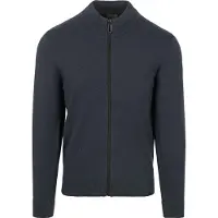 No-excess Gebreid vest navy