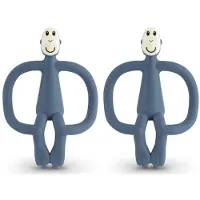 Matchstick Monkey Bijtring Hemelsblauw 2x1 St Overige