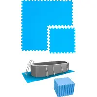 Eyepower 8,4 m² Zwembadbodemmatten - 36 EVA-matten van 50x50 cm - Set zwembadbodemmatten