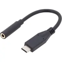 Digitus Audio Adapterkabel [1x USB-C stekker - 1x Jackplug female 3,5 mm] AK-300321-002-S 20.00 cm Flexibel