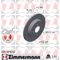 ZIMMERMANN 320.3810.52 Remschijf