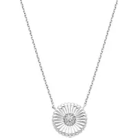 Luxenter Ketting van 925 sterling zilver en glanzende zirkonia met rhodiumafwerking - Olie
